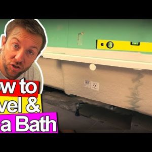 HOW TO LEVEL AND FIX A BATH TUB - Plumbing Tips